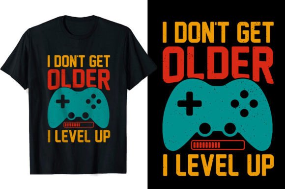 Funny Gamer Birthday T-shirt Design Graphics and T-Shirt Designs