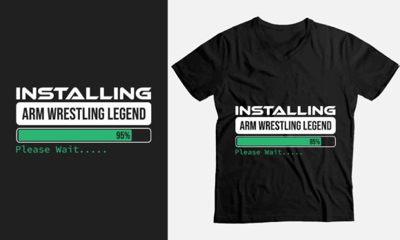 Installing Arm Wrestling Please Wait,Gif Graphics and T-Shirt Designs Review