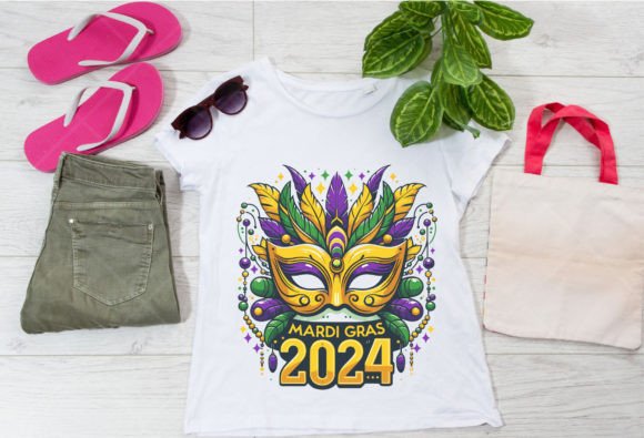 Mardi Gras 2024 Png, Mardi Gras Mask Png Graphics and T-Shirt Designs Review