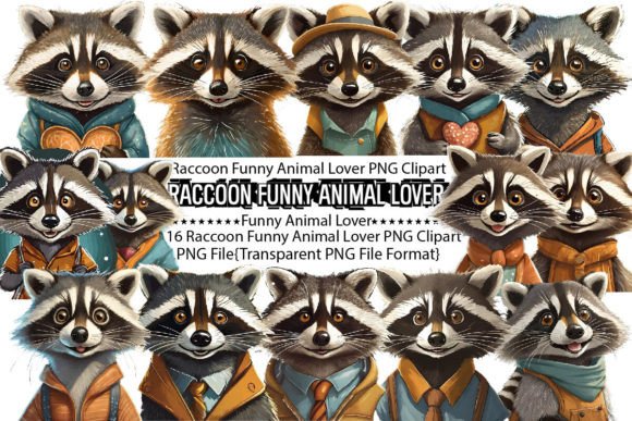 Raccoon Funny Animal Lover Sublimation