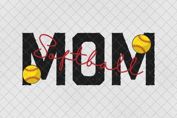 Retro Sport Mama PNG Softball Mom PNG Graphics and T-Shirt Designs